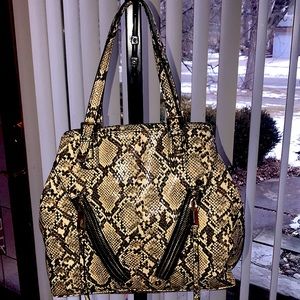 Jessica Simpson snakeskin purse